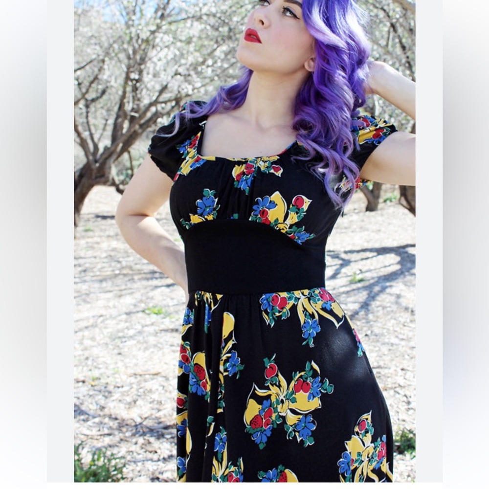 Trashy Diva Yellow and Orange fruit dress